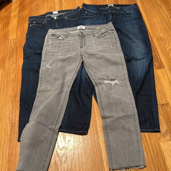 Hudson and PAIGE Jeans - size 31 Hudson (2) and PAIGE - Picture 3 of 4